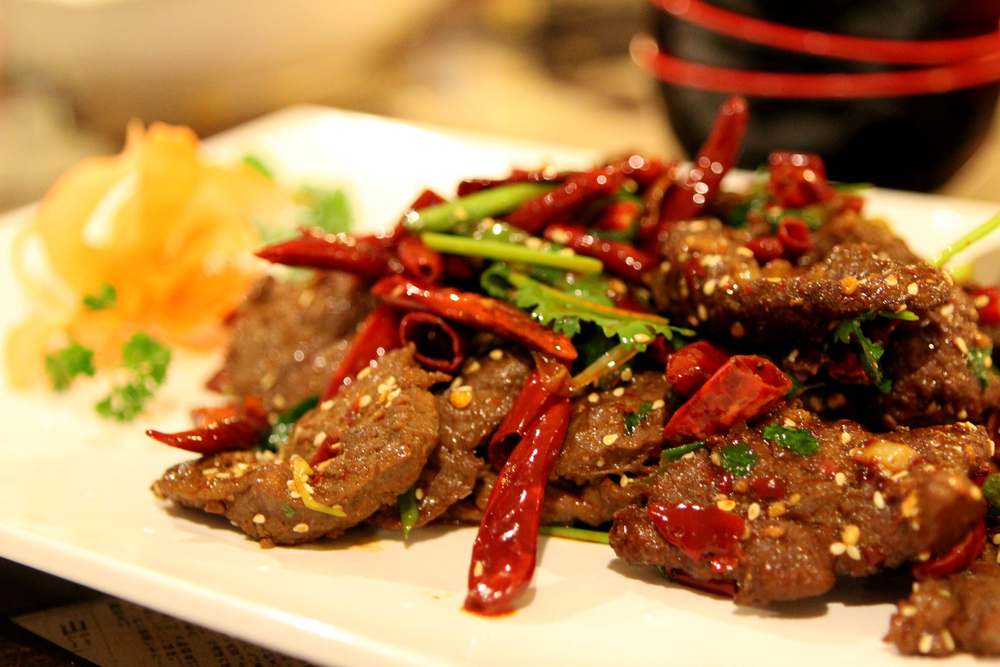 Beef in Sichuan Chili